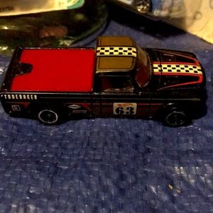 Hotwheels 63 Studebaker red gold checker down middle